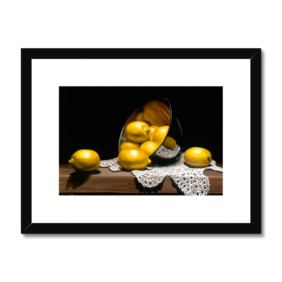 Lemon Bowl-Unframed/ Framed & Mounted Print