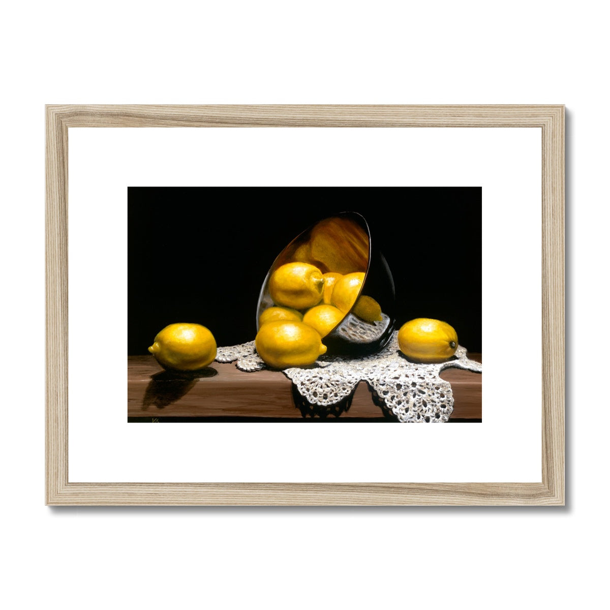 Lemon Bowl-Unframed/ Framed & Mounted Print