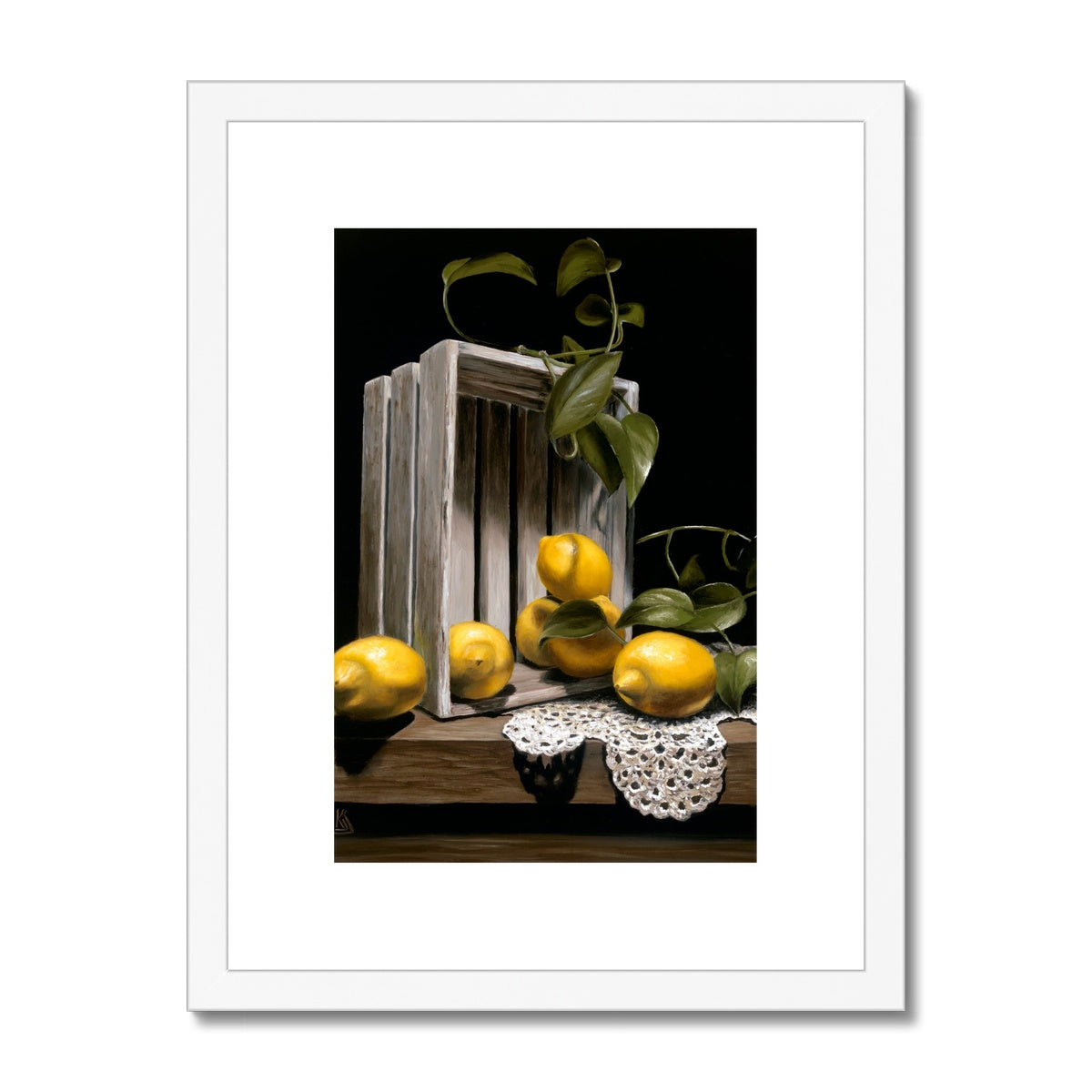 Lemon Crate Unframed/ Framed & Mounted Print