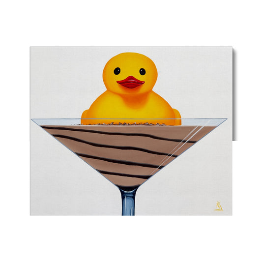 Chocolate Ducktini-Original Rubber Ducky Artwork-Print