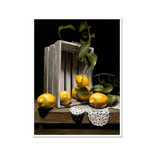 Lemon Crate Unframed/ Framed & Mounted Print