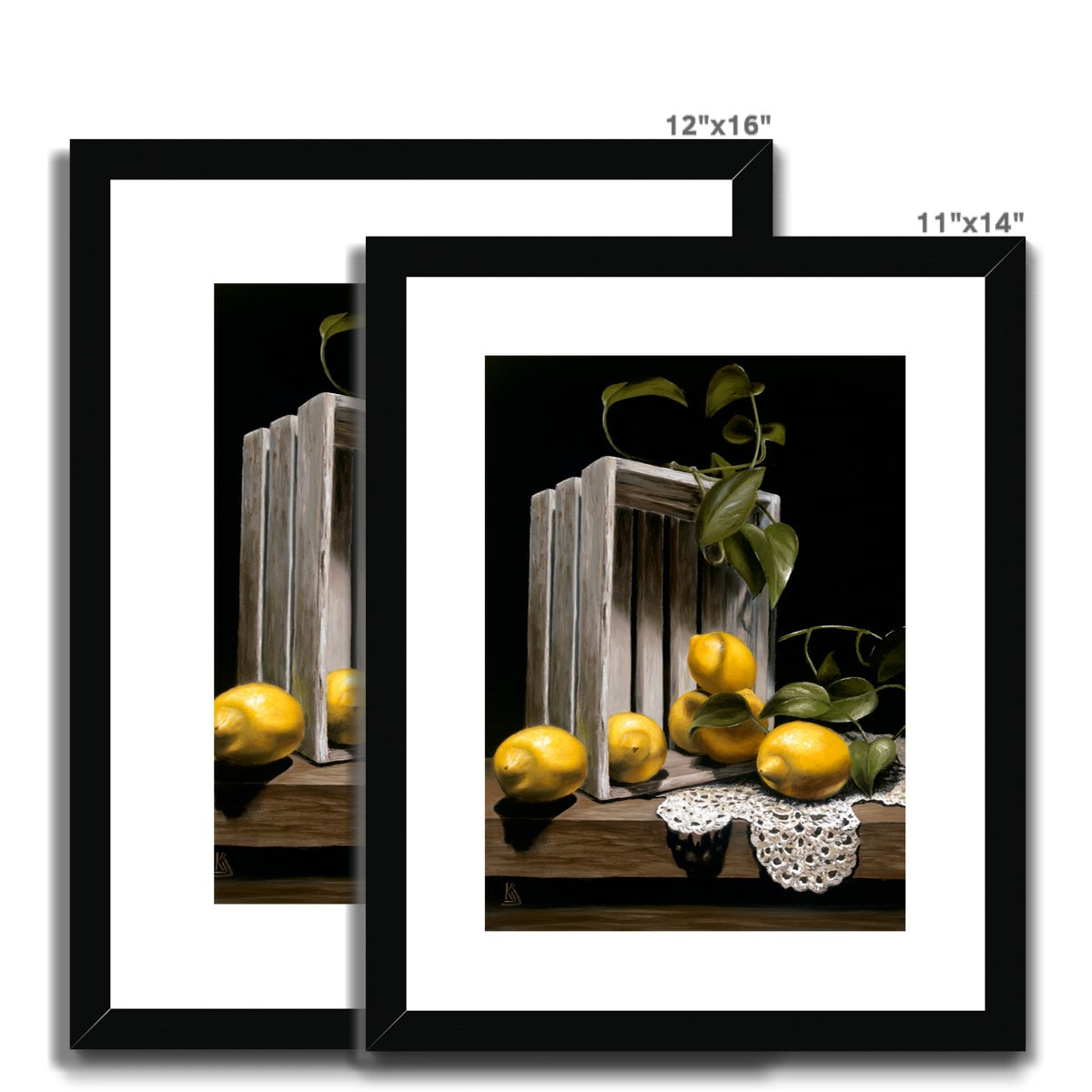 Lemon Crate Unframed/ Framed & Mounted Print