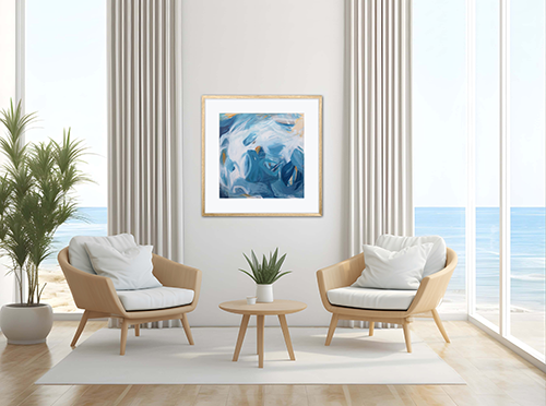 Go With the Flow-Unframed and Framed & Mounted Print