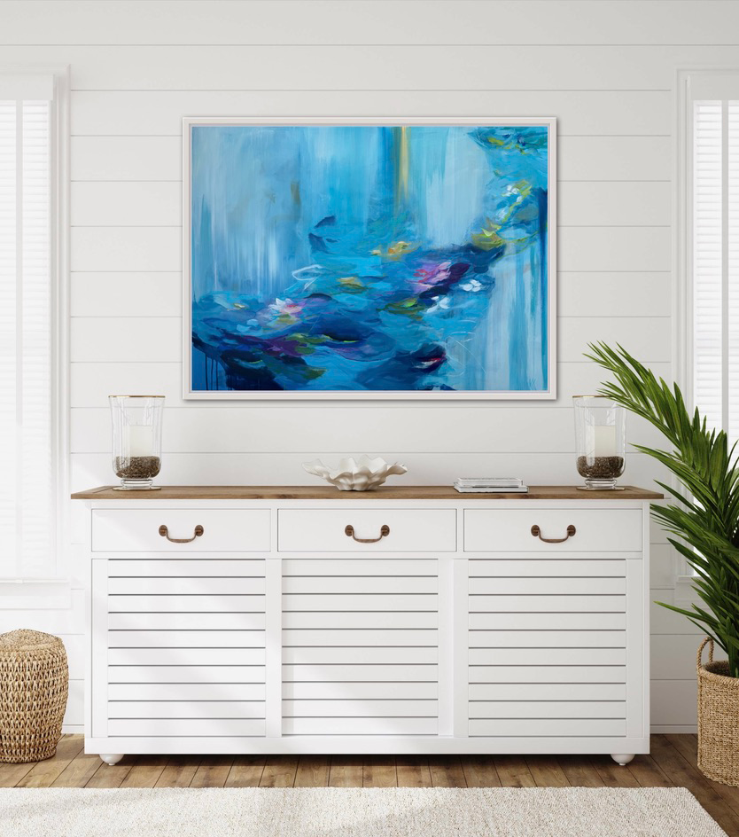 In The Moment - Abstract Waterscape Original Painting