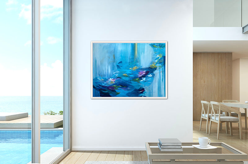 In The Moment - Abstract Waterscape Original Painting