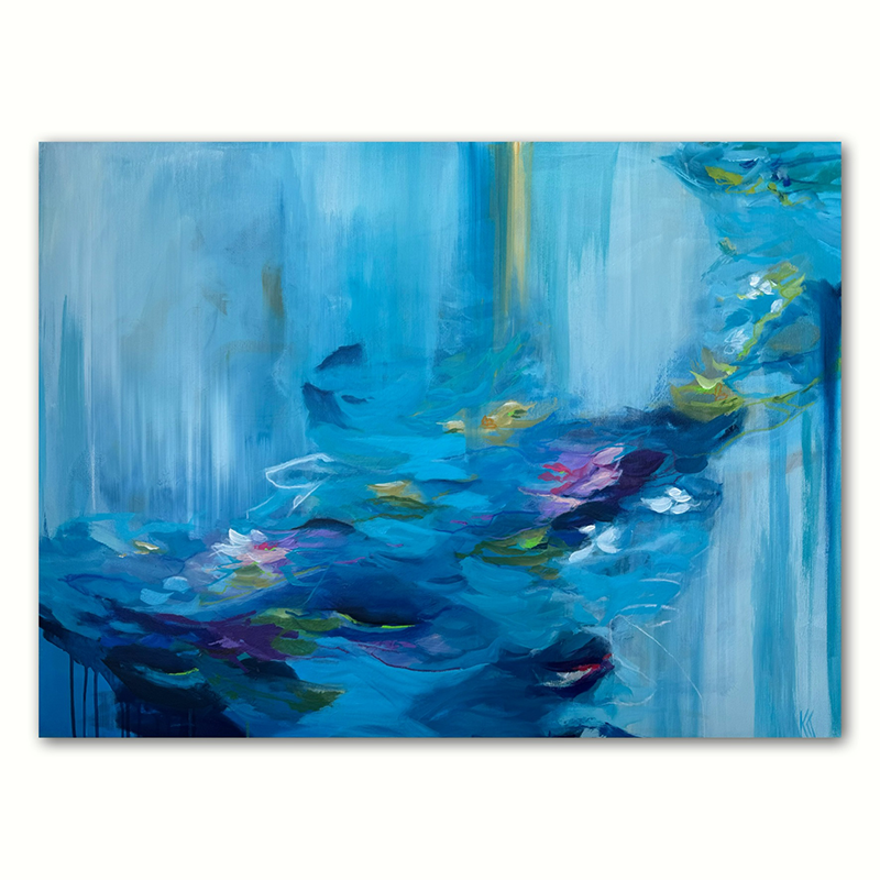 In The Moment - Abstract Waterscape Original Painting