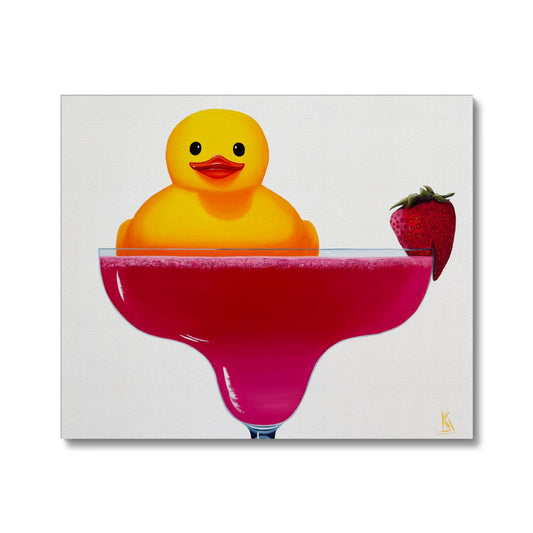 Strawberry Duckquiri-Original Rubber Ducky Artwork-Print