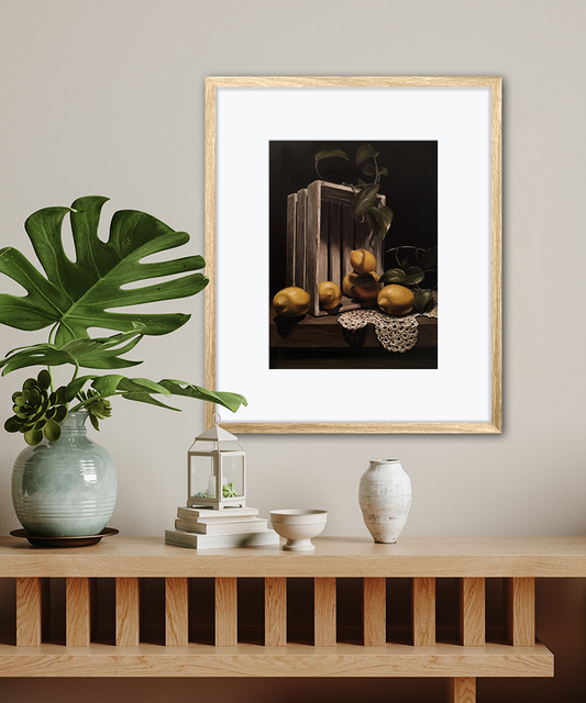 Lemon Crate Unframed/ Framed & Mounted Print