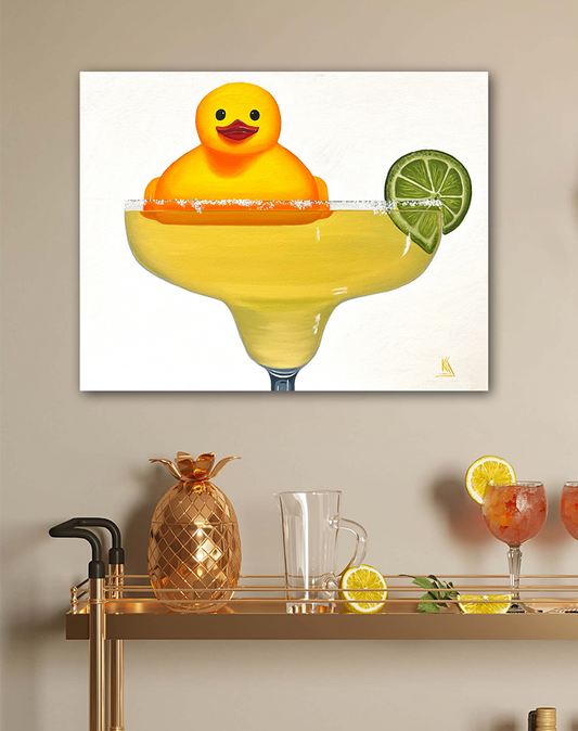 Duckarita-Original Rubber Ducky Artwork-Print